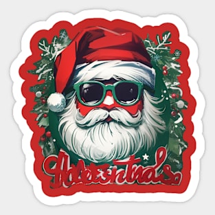 Summer  Santa Sticker